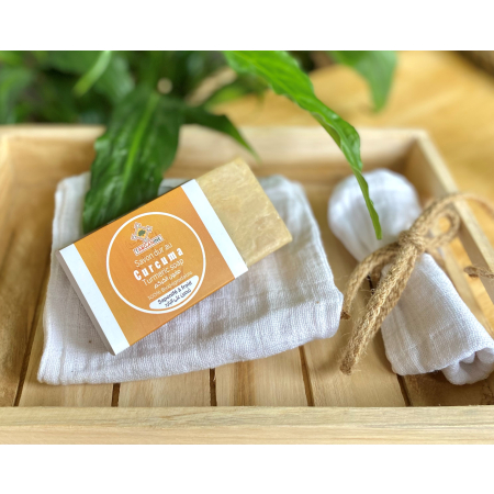 Kurkuma Naturseife 100g &ndash; Handgefertigte Bio-Pflege