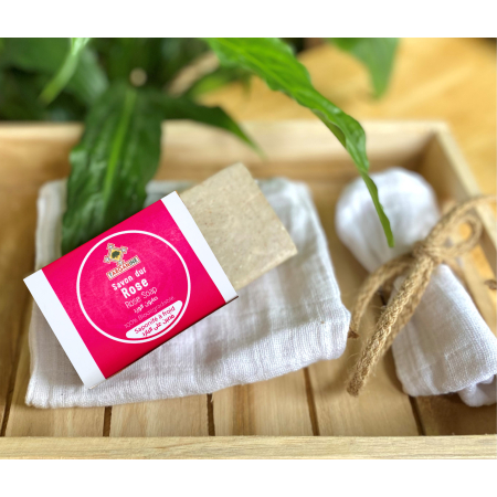 Rosen-Naturseife 100g &ndash; Sanft pflegende...