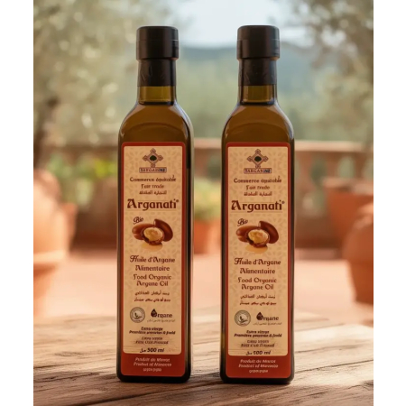 Gourmet-Duo: Bio-Argan&ouml;l | 1 Liter (2 x 500 ml) |...