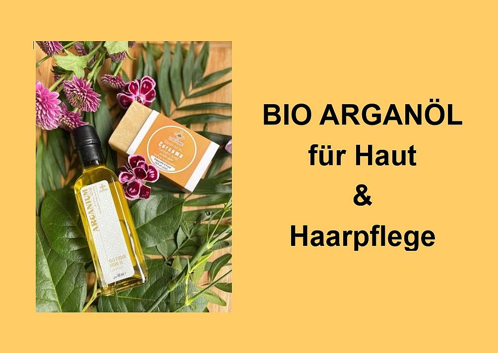 Bio Arganöl für Haut und Haar